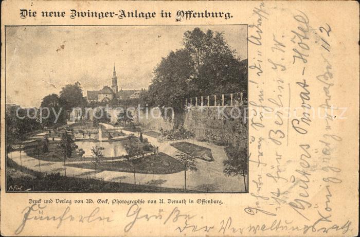 Offenburg Neue Zwinger Anlage Park