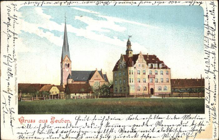 Leuben Dresden Rathaus Kirche Reichspost