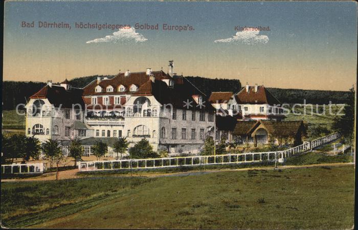 Bad Duerrheim Kindersolbad hoechstgelegenes Solbad Europas