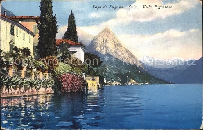 Oria Valsolda Villa Fogazzaro Luganersee Alpen