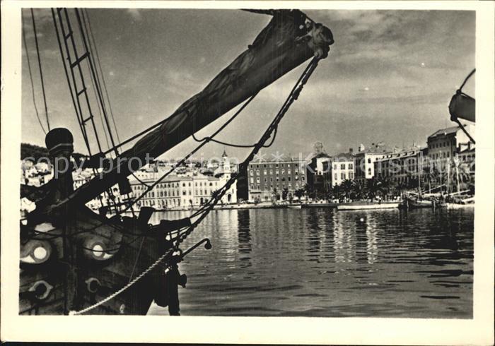Split Spalato Schiffsbug Hafen