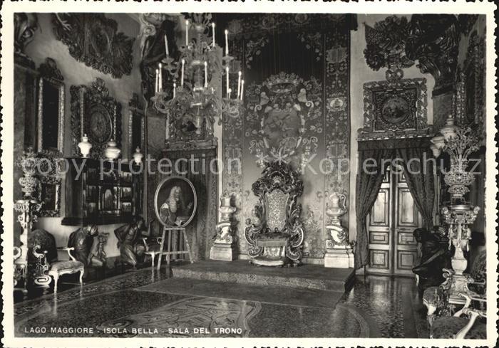Isola Bella Lago Maggiore Sala del Trono