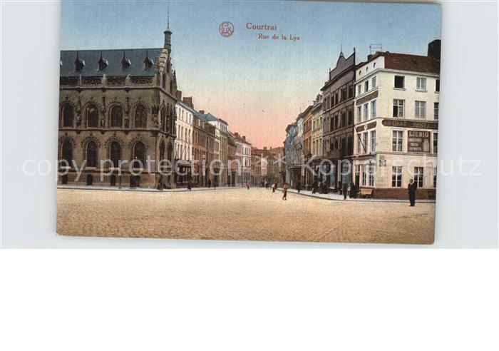 Courtrai KORTRIJK Flandre Belgie Rue de la Lya