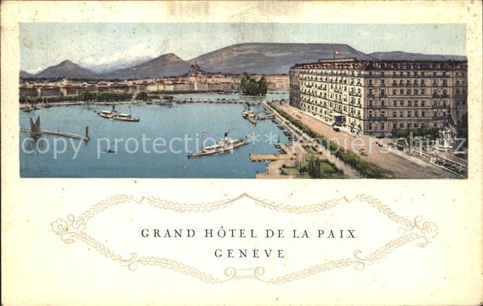 Geneve GE Grand Hotel de la Paix