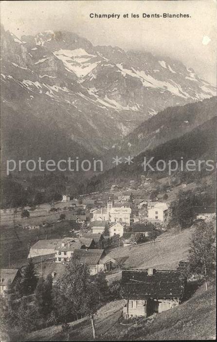 Champery et les Dents Blanches