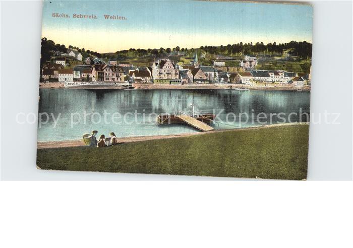 Wehlen Sachsen partie am See