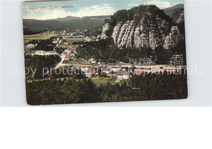 Oybin Sachsen Blick vom Toepfer