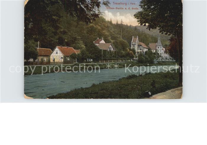 Treseburg Harz Villenpartie an der Bode