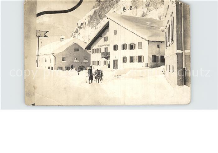 Berguen Bravuogn GR Ortspartie