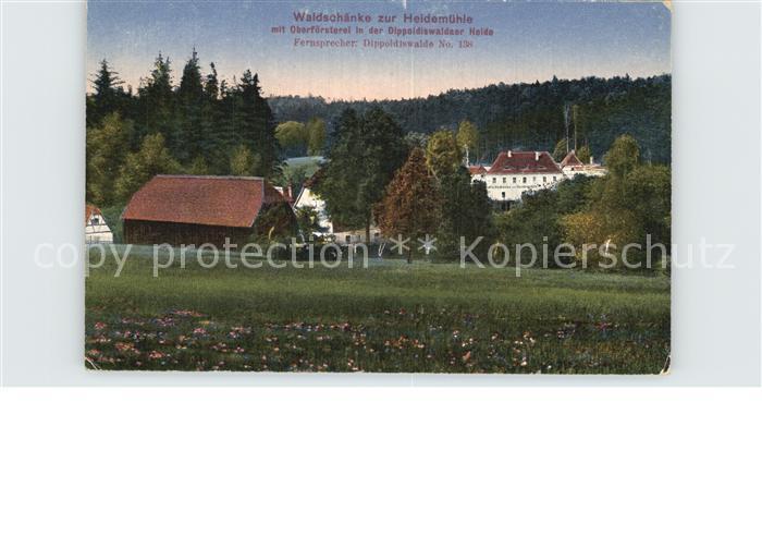 Dippoldiswalde Osterzgebirge Waldschaenke zur Heidemuehle