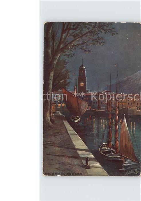 Riva del Garda Kuenstlerkarte