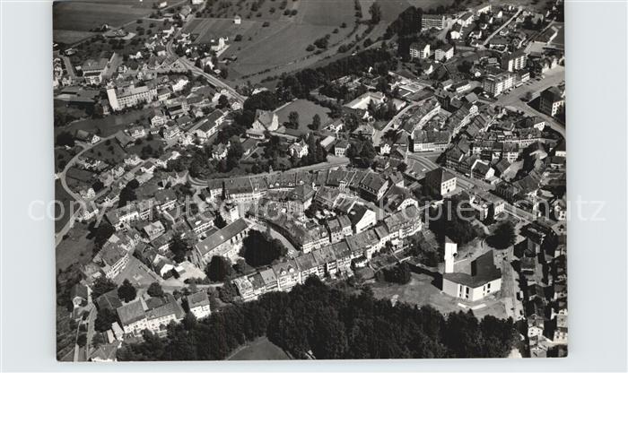 Bischofszell Fliegeraufnahme Papeterie Ernst