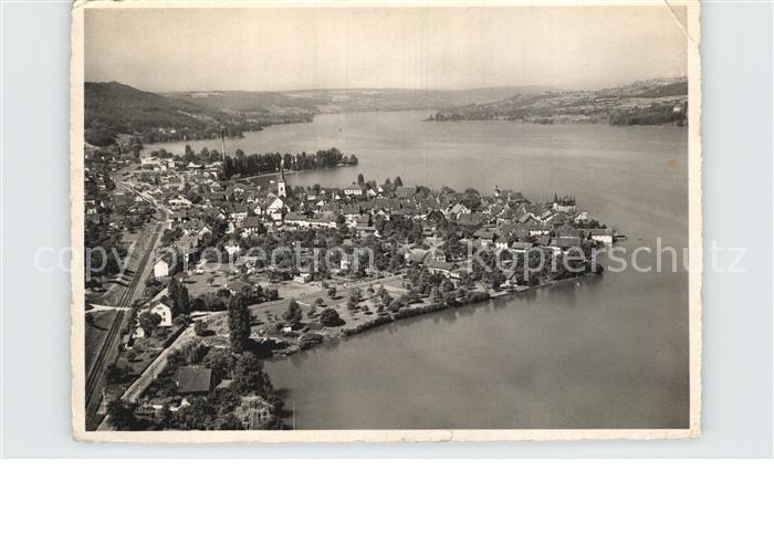 Steckborn TG Fliegeraufnahme am Untersee