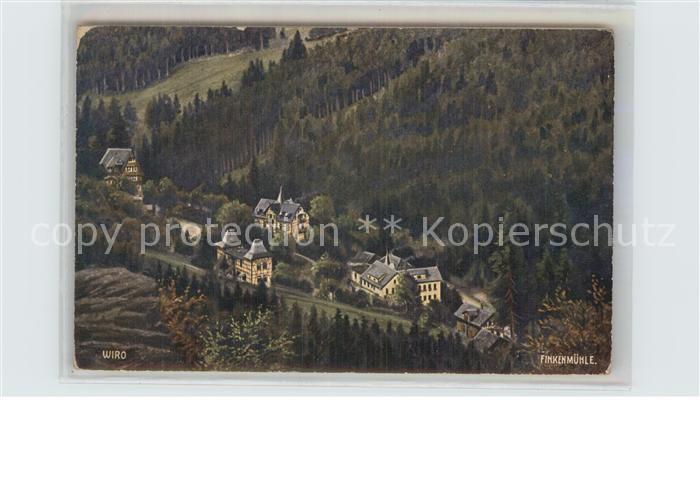 Schwarzburg Thueringer Wald Fliegeraufnahme Waldsanatorium Finkenmuehle