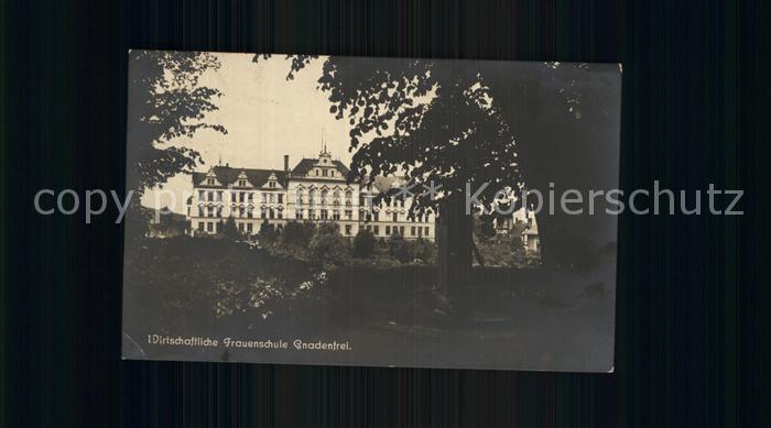 Gnadenfrei Pilawa Gorna Wirtschaftliche Frauenschule