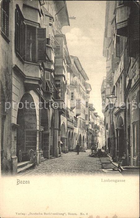 Bozen Suedtirol Laubengasse
