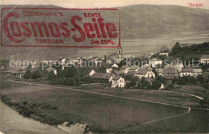 DRESDEN Elbe Werdohl Guthmanns Echte Cosmos Seife