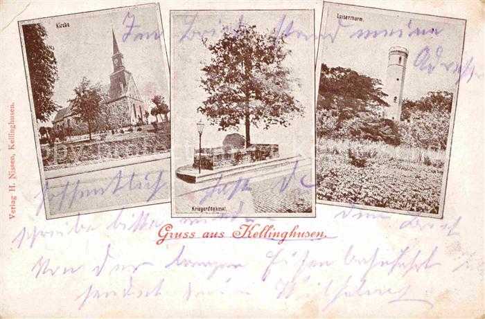 Kellinghusen Kirche Kriegerdenkml Luisaturm