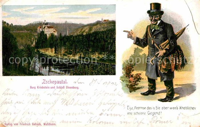 Zschopautal Schloss Ehrenberg Burg Kriebstein