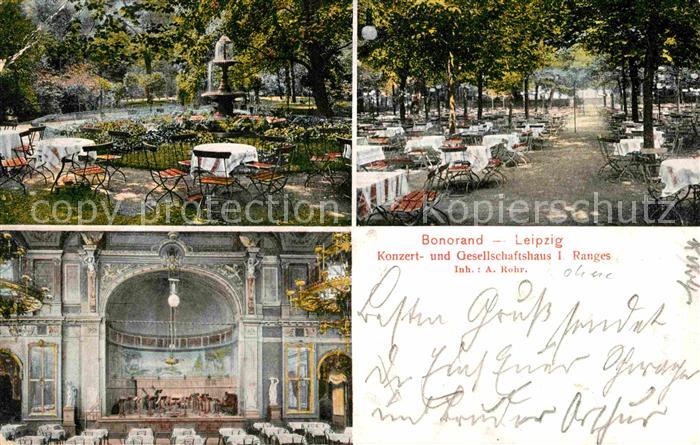 LEIPZIG Sachsen Bonorand Konzert Gesellschaftshaus
