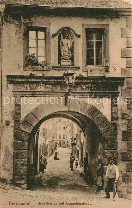 BERNKASTEL-KUES Berncastel Rheinland-Pfalz Graachertor Graacherstrasse