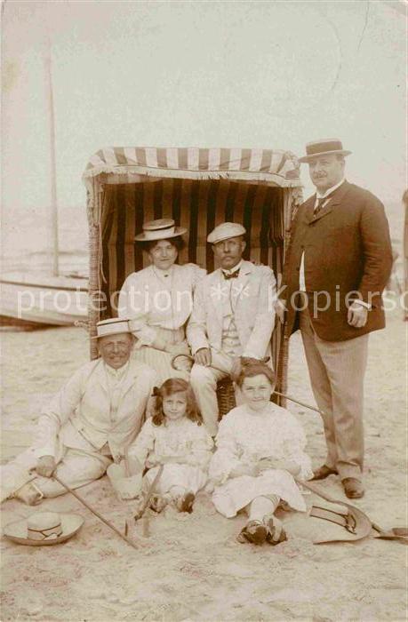 Motive Strandkorb Familie