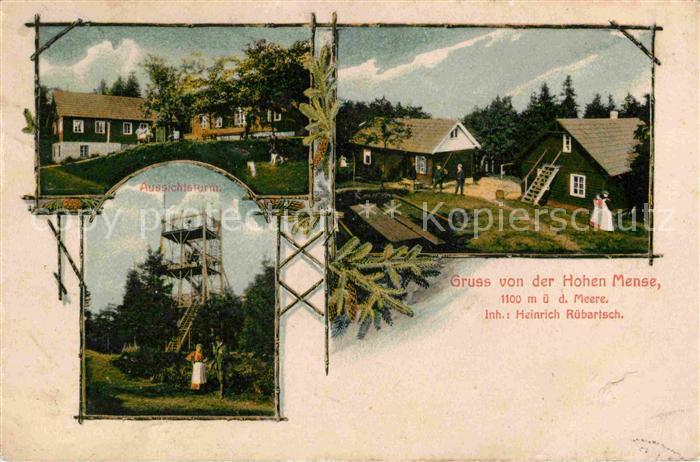 Hohe Mense Aussichtsturm Ansichten