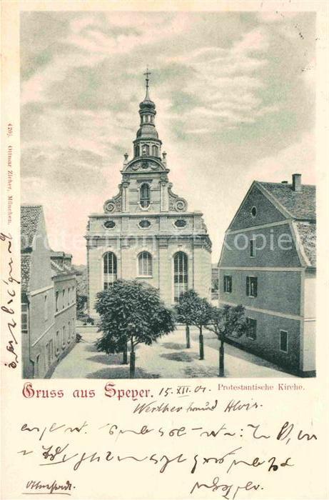 Speyer Rhein Protestantische Kirche