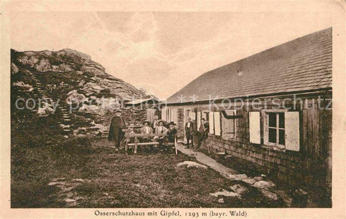 Osserschutzhaus Gipfel