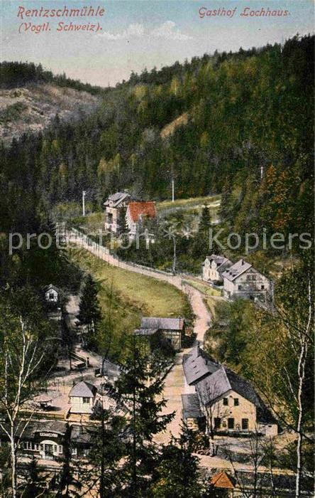 Rentzschmuehle Vogtland Thueringen Gasthof Lochhaus Bahnhof