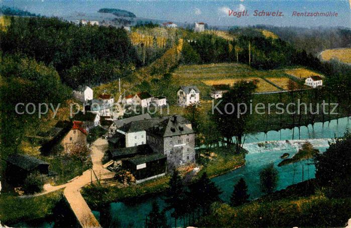 Rentzschmuehle Vogtland Thueringen Panorama