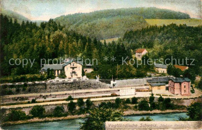 Rentzschmuehle Vogtland Thueringen Bahnstation