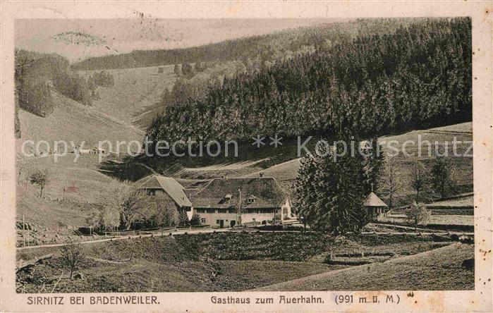 BADENWEILER BW Sirnitz Gasthaus Auerhaus