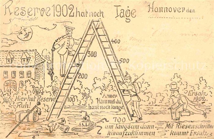 HANNOVER  CITY Reserve Ersatz Militaer