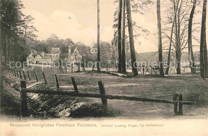 BERLIN  CITY Restaurant PaulsbornForsthaus