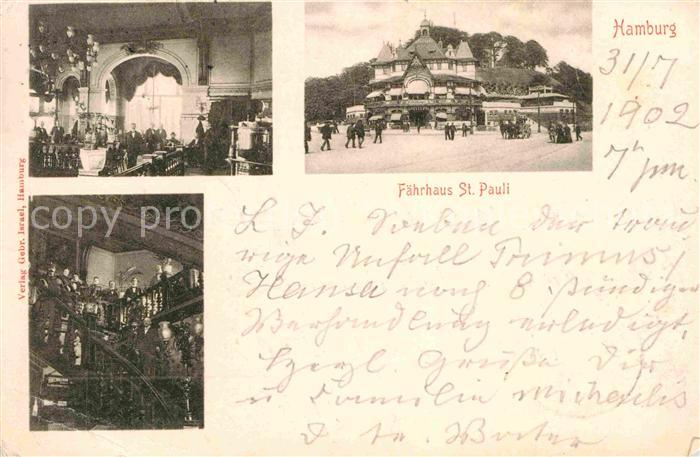 HAMBURG  CITY Faehrhaus Pauli