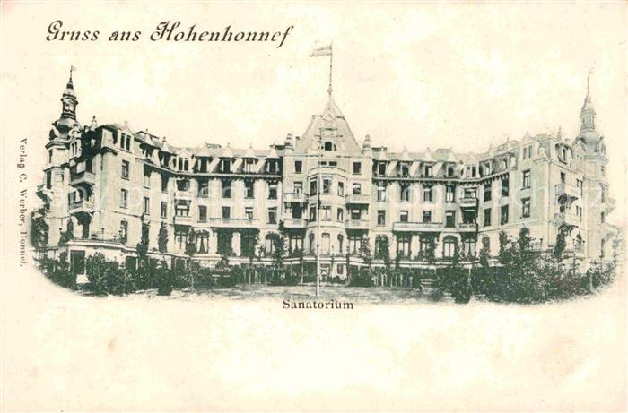 Honnef Bad Hohenhonnef Sanatorium