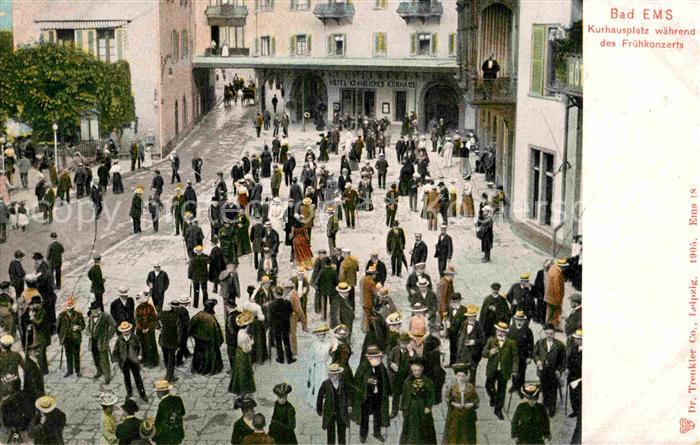 Ems Bad Kurhausplatz Fruehkonzert