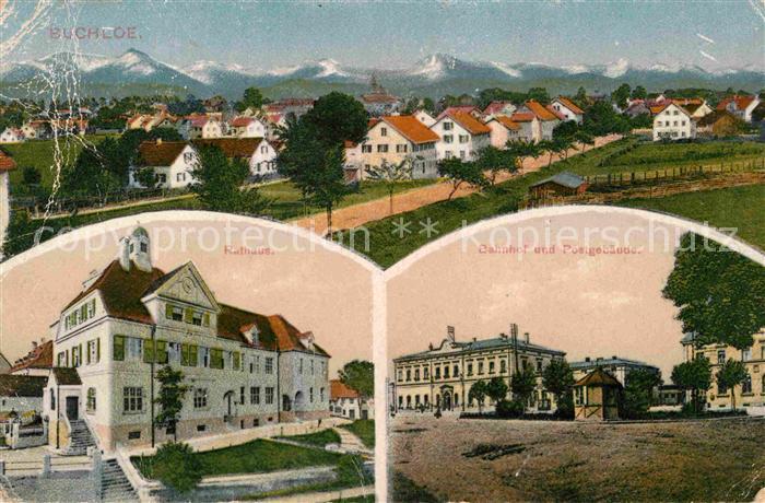 Buchloe Bahnhof Post Rathaus