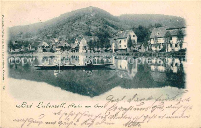 Liebenzell Bad See Ruderboot