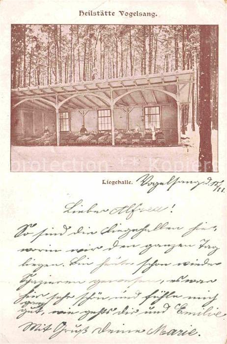 Vogelsang Gommern Liegehalle Heilstaette