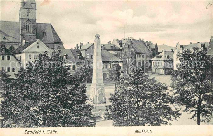 Saalfeld Saale Marktplatz