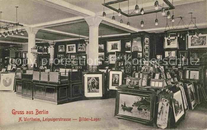 BERLIN  CITY Wertheim Leipzigerstrasse Bilderlager