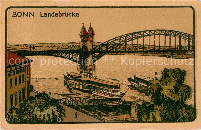 Bonn Rhein Landebruecke