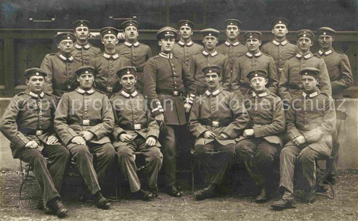 Muenchen Bayern Gruppe Soldaten Portrait