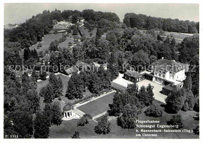 Mannenbach-Salenstein Schlossgut Eugensberg Flugaufnahme