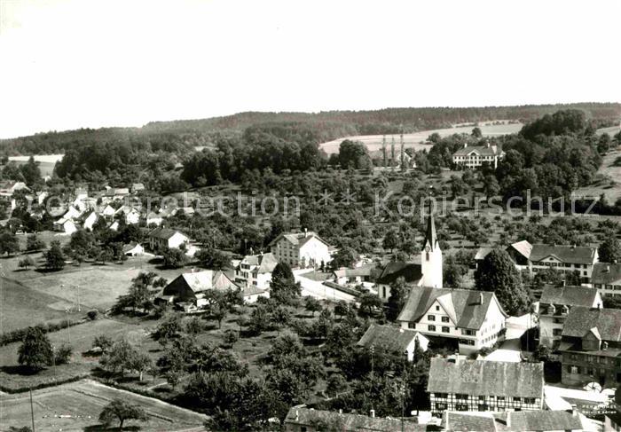 Erlen Thurgau Panorama Kirche