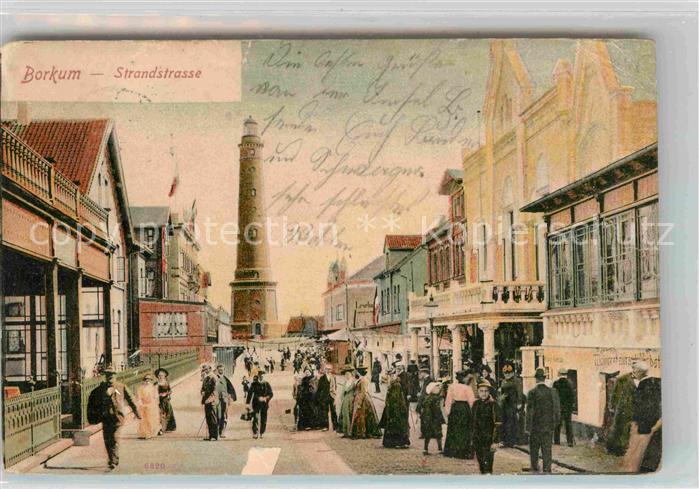 BORKUM Nordseebad Niedersachsen Strandstrasse