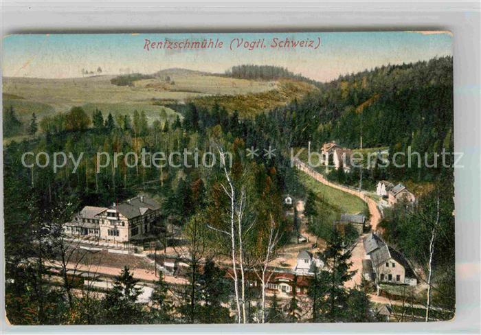 Rentzschmuehle Vogtland Thueringen Luftaufnahme