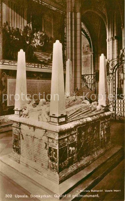 Upsala DomKrykan Gustav Monument
